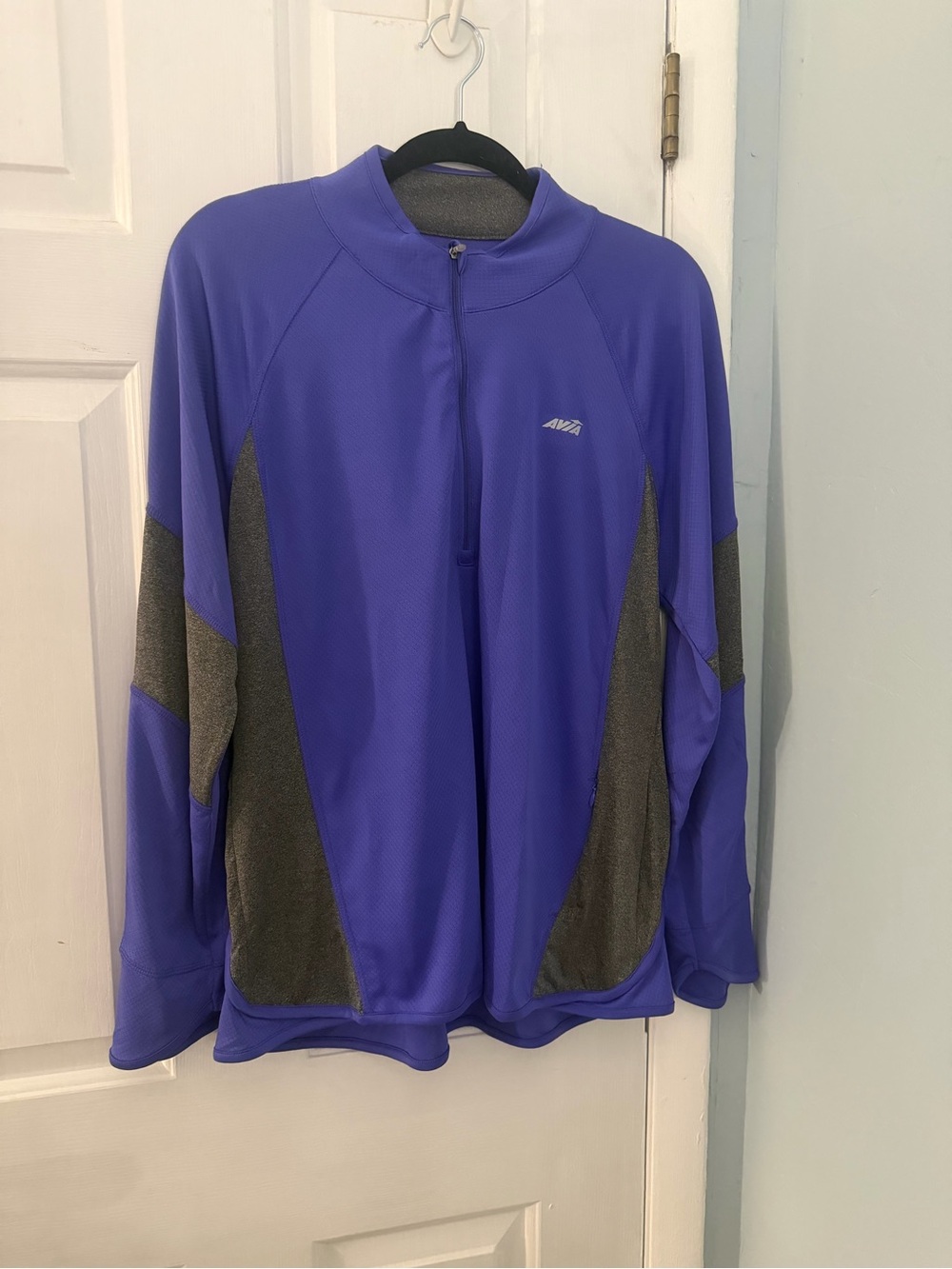 Avia Women’s XL Purple Quarter Zip Athletic Pullover